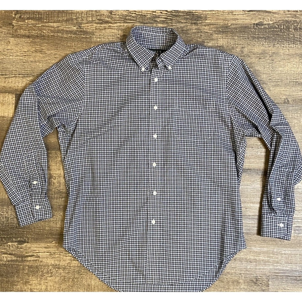 Lauren Ralph Lauren Men's Long Sleeve Button Down Shirt Size‎ 16 1/2, 34/35 Blue